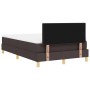 Cama con Somier con Colchón Marrón Oscuro 120x200 cm Tela de , Camas y somieres - Ref: Foro24-3338912, Precio: 373,48 €, Desc...