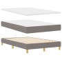 Cama Box Spring con Colchón Taupe 120x200 cm Tela de , Camas y somieres - Ref: Foro24-3338913, Precio: 370,64 €, Descuento: %