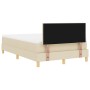 Cama con Somier con Colchón Crema 120x200 cm Tela de , Camas y somieres - Ref: Foro24-3338914, Precio: 384,40 €, Descuento: %