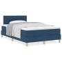 Cama con Somier con Colchón Azul 120x200 cm Tela de , Camas y somieres - Ref: Foro24-3338915, Precio: 405,54 €, Descuento: %