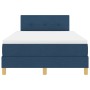 Cama con Somier con Colchón Azul 120x200 cm Tela de , Camas y somieres - Ref: Foro24-3338915, Precio: 405,54 €, Descuento: %