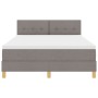 Cama con Box Spring con Colchón Taupe 140x190 cm Tela de , Camas y somieres - Ref: Foro24-3338920, Precio: 435,71 €, Descuent...