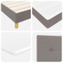 Cama con Box Spring con Colchón Taupe 140x190 cm Tela de , Camas y somieres - Ref: Foro24-3338920, Precio: 435,71 €, Descuent...