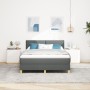 Cama con Somier y Colchón Gris Oscuro 140x200 cm Tela de , Camas y somieres - Ref: Foro24-3338924, Precio: 423,77 €, Descuent...
