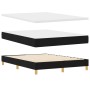 Cama con Base de Muelles con Colchón Negra 140x200 cm Tela de , Camas y somieres - Ref: Foro24-3338925, Precio: 457,03 €, Des...