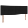 Cama con Base de Muelles con Colchón Negra 140x200 cm Tela de , Camas y somieres - Ref: Foro24-3338925, Precio: 457,03 €, Des...