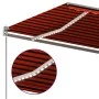 Toldo automático LED sensor de viento naranja y marrón 6x3 m de vidaXL, Toldos - Ref: Foro24-3070215, Precio: 853,75 €, Descu...