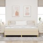 Cama con Box Spring con Colchón Crema 180x200 cm Tela de , Camas y somieres - Ref: Foro24-3338942, Precio: 581,99 €, Descuent...