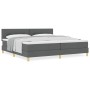 Cama con Base de Muelles con Colchón Gris Oscuro 200x200 cm Tela de , Camas y somieres - Ref: Foro24-3338945, Precio: 581,22 ...