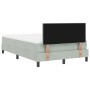 Cama con somier y colchón Gris Claro 120x200 cm Terciopelo de , Camas y somieres - Ref: Foro24-3339164, Precio: 386,33 €, Des...