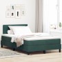 Cama Box Spring con Colchón Verde Oscuro 120x200 cm Terciopelo de , Camas y somieres - Ref: Foro24-3339167, Precio: 385,77 €,...
