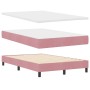 Cama con sommier y colchón Rosa 120x200 cm Terciopelo de , Camas y somieres - Ref: Foro24-3339169, Precio: 385,83 €, Descuent...