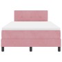 Cama con sommier y colchón Rosa 120x200 cm Terciopelo de , Camas y somieres - Ref: Foro24-3339169, Precio: 385,83 €, Descuent...