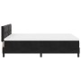 Cama con somier con colchón Negro 140x190 cm Terciopelo de , Camas y somieres - Ref: Foro24-3339172, Precio: 431,82 €, Descue...