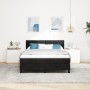 Cama Box Spring con colchón Negro 140x200 cm Terciopelo de , Camas y somieres - Ref: Foro24-3339178, Precio: 418,65 €, Descue...