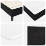 Cama Box Spring con colchón Negro 140x200 cm Terciopelo de , Camas y somieres - Ref: Foro24-3339178, Precio: 418,65 €, Descue...