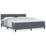 Cama Box Spring con colchón gris oscuro Super King terciopelo de , Camas y somieres - Ref: Foro24-3339189, Precio: 512,75 €, ...