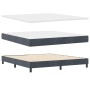 Cama Box Spring con colchón gris oscuro Super King terciopelo de , Camas y somieres - Ref: Foro24-3339189, Precio: 512,75 €, ...