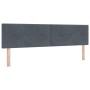 Cama Box Spring con colchón gris oscuro Super King terciopelo de , Camas y somieres - Ref: Foro24-3339189, Precio: 512,75 €, ...