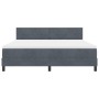 Cama Box Spring con colchón gris oscuro Super King terciopelo de , Camas y somieres - Ref: Foro24-3339189, Precio: 512,75 €, ...