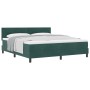 Cama Box Spring con colchón Verde Oscuro Super King Aterciopelado de , Camas y somieres - Ref: Foro24-3339191, Precio: 540,77...