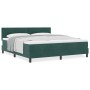 Cama Box Spring con colchón Verde Oscuro Super King Aterciopelado de , Camas y somieres - Ref: Foro24-3339191, Precio: 540,77...