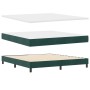 Cama Box Spring con colchón Verde Oscuro Super King Aterciopelado de , Camas y somieres - Ref: Foro24-3339191, Precio: 540,77...