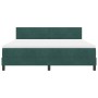 Cama Box Spring con colchón Verde Oscuro Super King Aterciopelado de , Camas y somieres - Ref: Foro24-3339191, Precio: 540,77...