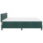 Cama Box Spring con Colchón Verde Oscuro 200x200 cm Terciopelo de , Camas y somieres - Ref: Foro24-3339197, Precio: 598,22 €,...