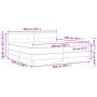 Cama Box Spring con Colchón Verde Oscuro 200x200 cm Terciopelo de , Camas y somieres - Ref: Foro24-3339197, Precio: 598,22 €,...