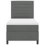 Cama Box Spring con Colchón Gris Oscuro 90x200 cm Tela de , Camas y somieres - Ref: Foro24-3339281, Precio: 373,53 €, Descuen...