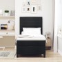 Cama con Box Spring con Colchón Negra 90x200 cm Tela de , Camas y somieres - Ref: Foro24-3339282, Precio: 345,76 €, Descuento: %