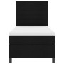 Cama con Box Spring con Colchón Negra 90x200 cm Tela de , Camas y somieres - Ref: Foro24-3339282, Precio: 345,76 €, Descuento: %