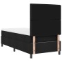 Cama con Box Spring con Colchón Negra 90x200 cm Tela de , Camas y somieres - Ref: Foro24-3339282, Precio: 345,76 €, Descuento: %