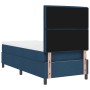Cama de base de resortes con colchón azul 90 x 200 cm tela de , Camas y somieres - Ref: Foro24-3339286, Precio: 352,35 €, Des...