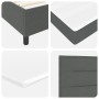 Cama con Box Spring con Colchón Gris Oscuro 120x200 cm Tela de , Camas y somieres - Ref: Foro24-3339302, Precio: 418,01 €, De...