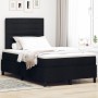 Cama tipo Box Spring con Colchón Negra 120x200 cm Tela de , Camas y somieres - Ref: Foro24-3339303, Precio: 460,03 €, Descuen...
