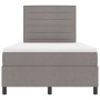 Cama Box Spring con Colchón Taupe 120x200 cm Tela de , Camas y somieres - Ref: Foro24-3339305, Precio: 404,21 €, Descuento: %