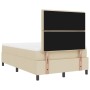 Cama con base de resortes con colchón crema 120x200 cm Tela de , Camas y somieres - Ref: Foro24-3339306, Precio: 431,98 €, De...