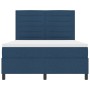 Cama con Muelles y Colchón Azul 140x190 cm Tela de , Camas y somieres - Ref: Foro24-3339314, Precio: 511,76 €, Descuento: %