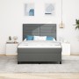 cama con base tapizada gris oscuro con colchón 140x200 cm tela de , Camas y somieres - Ref: Foro24-3339316, Precio: 500,83 €,...