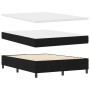 Cama con Base de Muelles y Colchón Negra 140x200 cm Tela de , Camas y somieres - Ref: Foro24-3339317, Precio: 522,02 €, Descu...