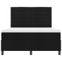 Cama con Base de Muelles y Colchón Negra 140x200 cm Tela de , Camas y somieres - Ref: Foro24-3339317, Precio: 522,02 €, Descu...
