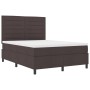 Cama con Box Spring y Colchón Gris Oscuro 140x200 cm Tela de , Camas y somieres - Ref: Foro24-3339318, Precio: 511,29 €, Desc...