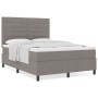 Cama con Somier y Colchón Taupe 160x200 cm Tela de , Camas y somieres - Ref: Foro24-3339326, Precio: 606,21 €, Descuento: %