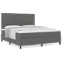 Cama con Base de Muelles con Colchón Gris Oscuro Super King Tela de , Camas y somieres - Ref: Foro24-3339330, Precio: 655,17 ...