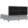 Cama con Somier y Colchón Gris Claro 200x200 cm de Tela de , Camas y somieres - Ref: Foro24-3339336, Precio: 744,14 €, Descue...