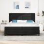 Cama con Somier y Colchón Negra 200x200 cm Tela de , Camas y somieres - Ref: Foro24-3339338, Precio: 677,38 €, Descuento: %