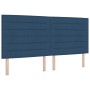 Cama de Base de Muelles con Colchón Azul 200x200 cm Tela de , Camas y somieres - Ref: Foro24-3339342, Precio: 716,93 €, Descu...