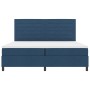 Cama de Base de Muelles con Colchón Azul 200x200 cm Tela de , Camas y somieres - Ref: Foro24-3339342, Precio: 716,93 €, Descu...